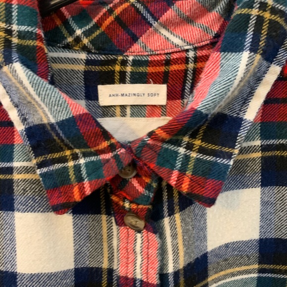 American Eagle Plaid Shirt- small - Picture 2 of 4